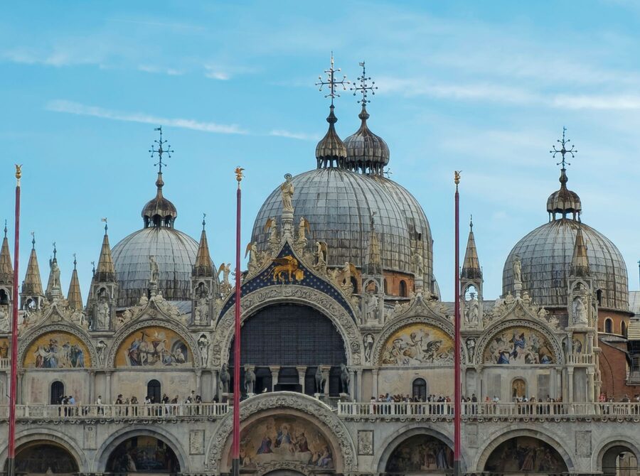 St Mark's Basilica beside the Doge's Palace on Piazza San Marco