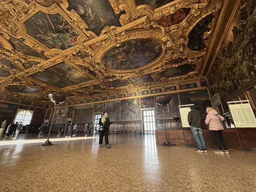 Venice Doge's Palace and St Mark's Basilica Guided Tour - Doge’s Palace Inside: Government Rooms, Renaissance Paintings, and Real Power